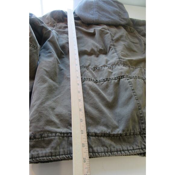 Levi's Sherpa Lined Hooded Jacket Men's M Workwear Utility Bomber Fleece Jacket - Picture 13 of 16